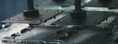 Assembly line for Kingston SATA SSDs.