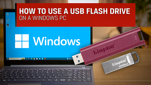Sử dụng ổ USB trên máy tính Windows